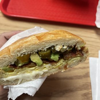 KC Donuts - Bacon egg cheese croissant add avocado & jalapeño - Donuts Near Me - San Gabriel, California KC Donuts - Bacon egg cheese croissant add avocado & jalapeño - Donuts Near Me - San Gabriel, California