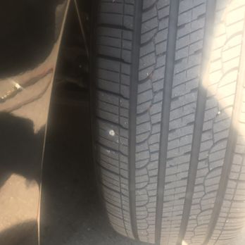 Nail in tire