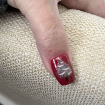 B Nail Bar - Left thumb, dip manicure with nail art!! - Nail Salons Near Me - Sherman, Texas B Nail Bar - Left thumb, dip manicure with nail art!! - Nail Salons Near Me - Sherman, Texas