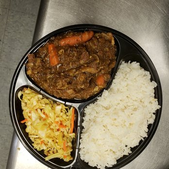 Chez Matou - Duri ak legim berejenn/ steamed rice and eggplant platter. - Caterers Near Me Chez Matou - Duri ak legim berejenn/ steamed rice and eggplant platter. - Caterers Near Me