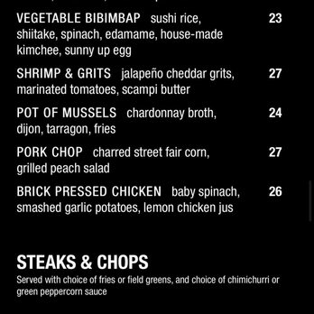 The Smith - Part of the menu - after swiping QR code - New American Near Me - New York, New York The Smith - Part of the menu - after swiping QR code - New American Near Me - New York, New York