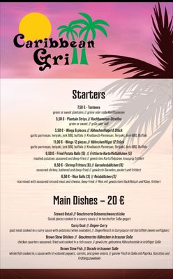 Menu photo 5 Caribbean Grill Restaurant Grafenwöhr, BY