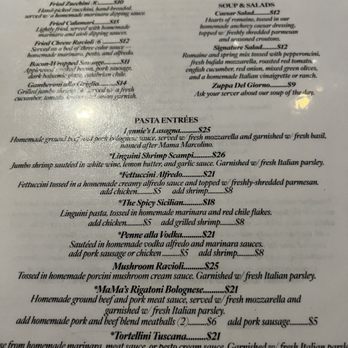 Marcolino's Italia Restaurant - Page 1 of the menu - Italian Near Me - Reno, Nevada Marcolino's Italia Restaurant - Page 1 of the menu - Italian Near Me - Reno, Nevada