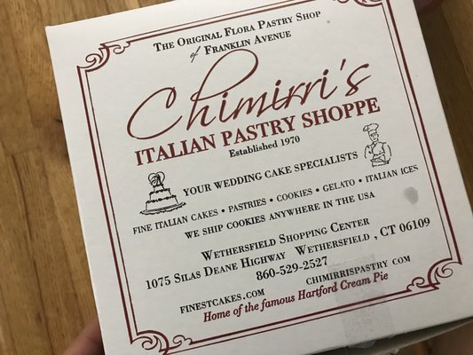 Menu photo 6 Chimirri's Italian Pastry Shoppe Wethersfield, CT Menu photo 6 Chimirri's Italian Pastry Shoppe Wethersfield, CT