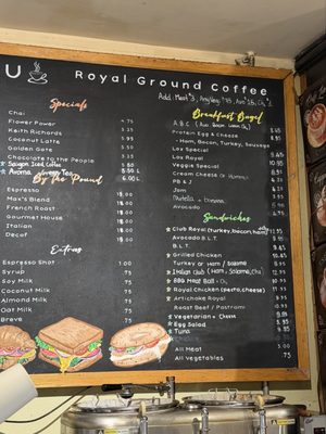 Menu photo 1 Royal Ground Coffee San Francisco, CA
