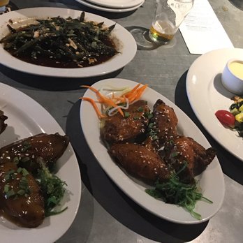 Elysian Fields - Good wings, salad and spicy green beans - New American Near Me - Seattle, Washington