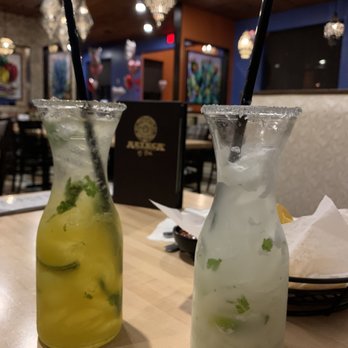 Azteca D'oro Mexican Restaurant Lakeland - Passionflower fruit mojito and coconut mojito - Mexican Near Me - Lakeland, Florida