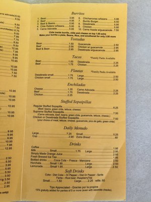 Menu photo 2 El Sabor De Juarez Albuquerque, NM Menu photo 2 El Sabor De Juarez Albuquerque, NM