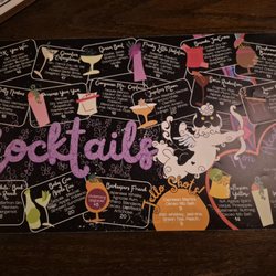 Baby Gee - Current cocktail menu (as of April 2026; it changes completely every few months)