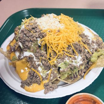 Nachos Taco Shop - Nachos Supreme (ground beef). - Tacos Near Me - San Marcos, California Nachos Taco Shop - Nachos Supreme (ground beef). - Tacos Near Me - San Marcos, California