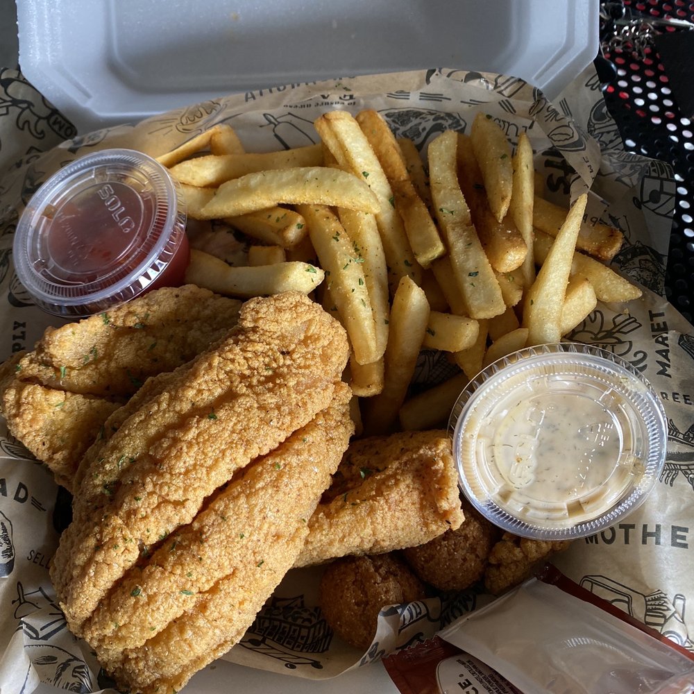 Fried catfish