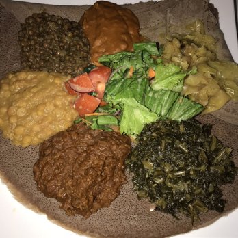Blue Nile - Vegetarian sampler - Ethiopian Near Me - Houston, Texas