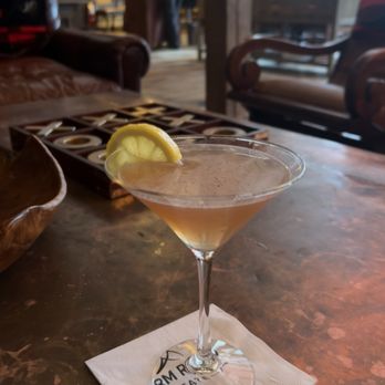 Sawmill Bar & Table - Vanilla Fig Martini - New American Near Me - West Dover, Vermont