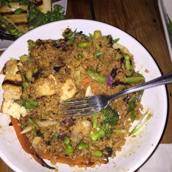 The Cafe - Stir fried brown rice in Thai curry with tofu - Sandwiches Near Me - Key West, Florida The Cafe - Stir fried brown rice in Thai curry with tofu - Sandwiches Near Me - Key West, Florida