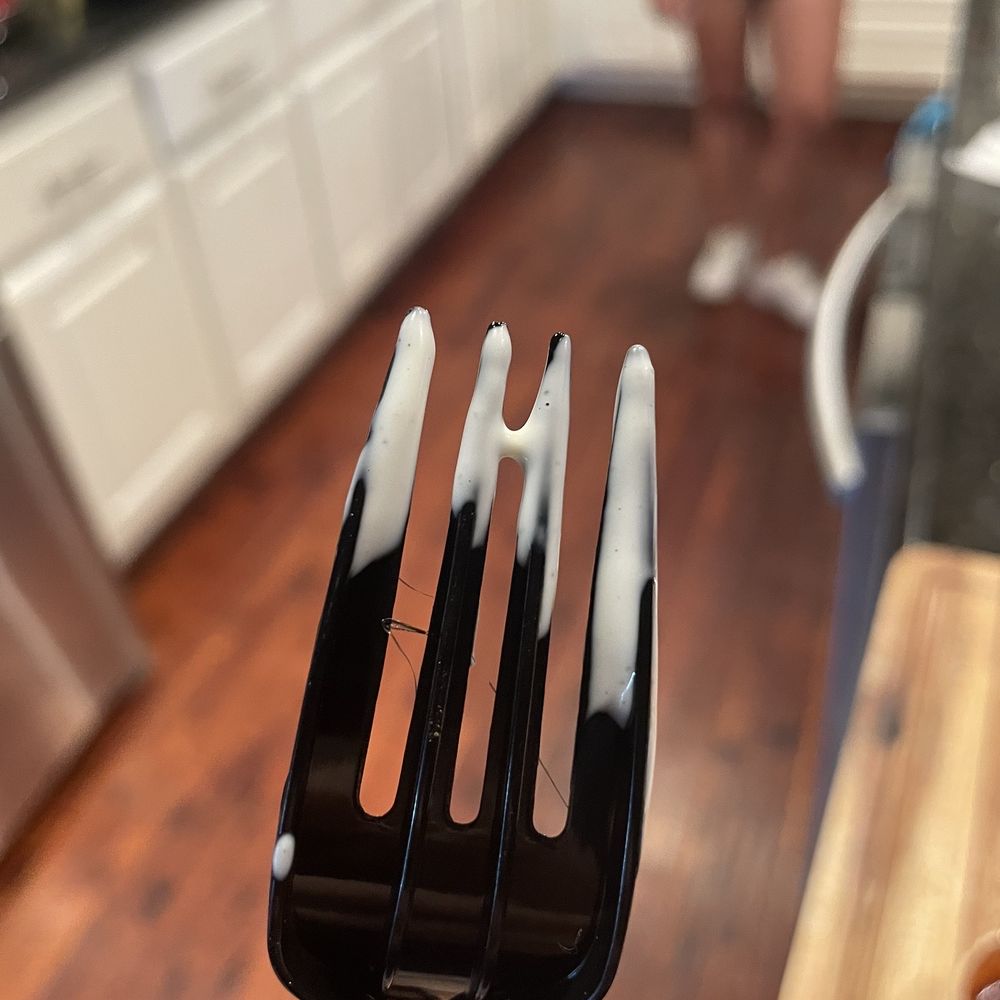 Halal Bros - Hairs on my fork from the sauce - Middle Eastern Near Me - Austin, Texas Halal Bros - Hairs on my fork from the sauce - Middle Eastern Near Me - Austin, Texas