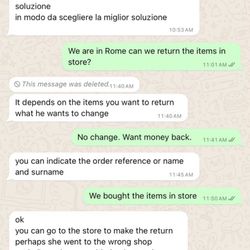 Fusaro / Luigi - Chat with store