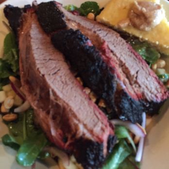 Flying Mango - Brisket salad ($18) fabulous. - Barbeque Near Me - Des Moines, Iowa