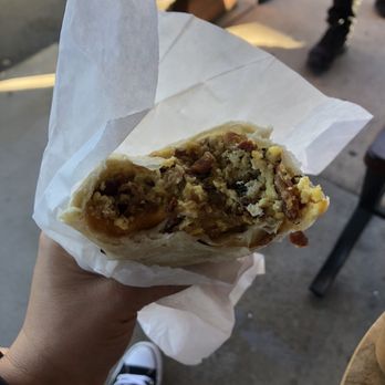 Cultivate Coffee - Bacon breakfast burrito - Coffee Roasteries Near Me - Phoenix, Arizona