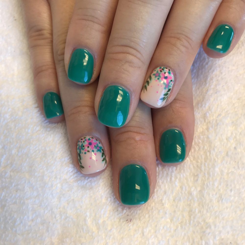 Crazi_Tracy's Nail Place - Spring floral by Tracy - Nail Salons Near Me - Glendale, Arizona