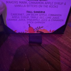 Dark Horse Tavern - Fall sangria (I switched out the Cabernet for Pinot noir) and it was delicious