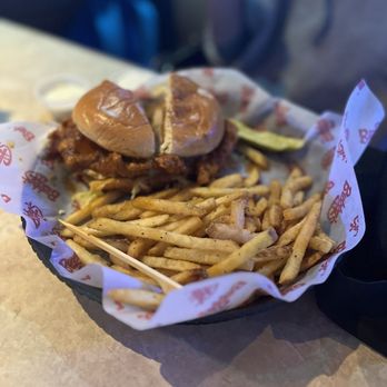 Bubba's 33 - Buffalo Chicken Sandwich - Burgers Near Me - Albuquerque, New Mexico