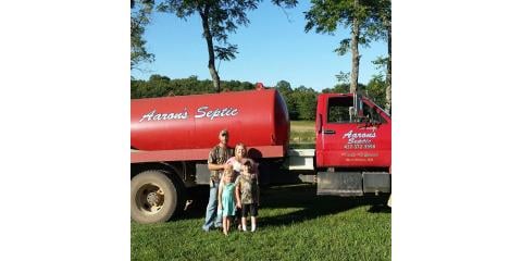 Slide of Aaron's Septic Pumping