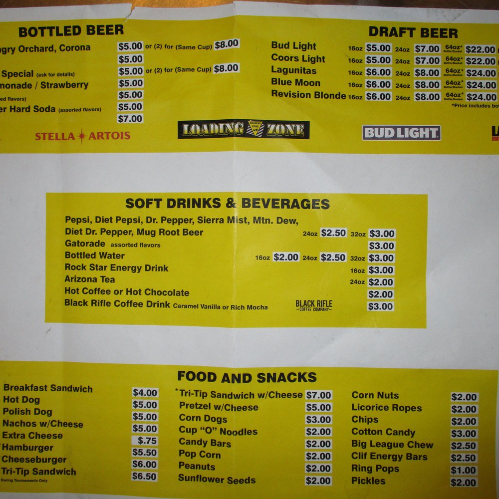 Reno Sports Complex - Snack bar menu Spring 2022 - Sports Clubs Near Me - Reno, Nevada Reno Sports Complex - Snack bar menu Spring 2022 - Sports Clubs Near Me - Reno, Nevada