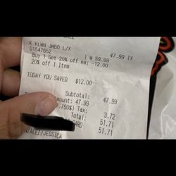 Spirit Halloween - Receipt