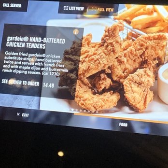 Yard House - As advertised Gardein chicken tenders - New American Near Me - Rancho Mirage, California Yard House - As advertised Gardein chicken tenders - New American Near Me - Rancho Mirage, California