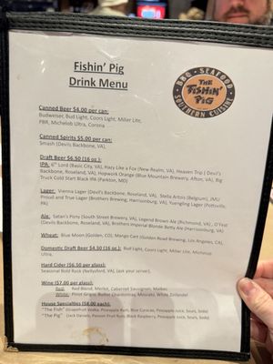 Menu photo 3 The Fishin' Pig Waynesboro, VA Menu photo 3 The Fishin' Pig Waynesboro, VA