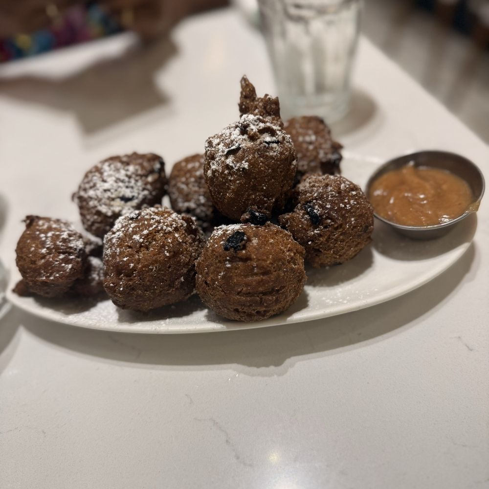 Dear Dad’s - Blueberry hush puppies - Salad Near Me - Greensboro, North Carolina Dear Dad’s - Blueberry hush puppies - Salad Near Me - Greensboro, North Carolina