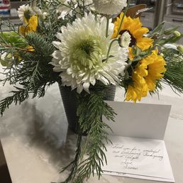 Flower arrangement for Purdue Flower arrangement for Purdue