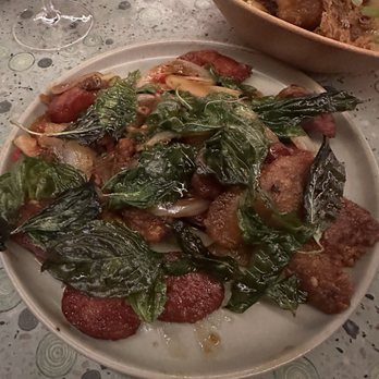 Traveler - Sausage wok dish - Asian Fusion Near Me - New York, New York Traveler - Sausage wok dish - Asian Fusion Near Me - New York, New York