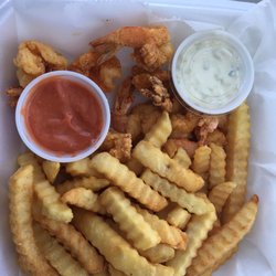 Island BBQ And Seafood Grill - Shrimp plate was excellent. Lightly breaded perfection.