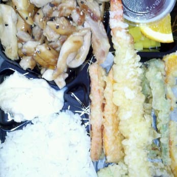 Yo Sushi | Japanese Food - Bento box with teriyaki chicken and tempura about $7.95 - Sushi Bars Near Me - Fairfield, California