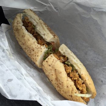 Johnny's Seafood - Fried oyster Po Boy just under $10 - Seafood Markets Near Me - Marrero, Louisiana