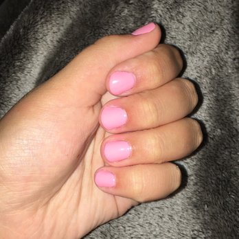 Victoria Nails - Gel manicure polish number 70! More of a bubblegum pink in person! - Nail Salons Near Me - Rocky River, Ohio