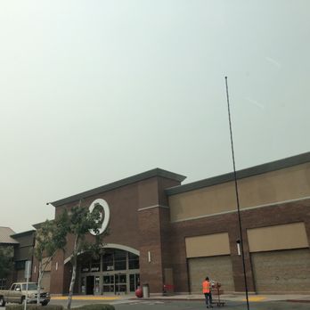 Target - Front view from curbside contactless order pickup parking area - Department Stores Near Me - Corona, California