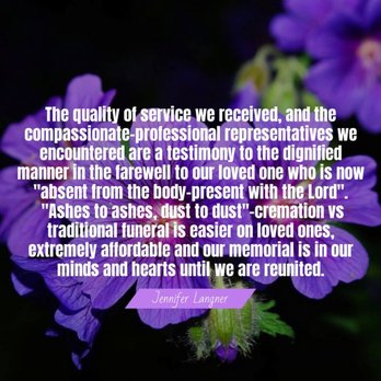 All Texas Cremation - Thank you Jennifer for your kind words. Give us a call and let us know how we can help you today! - Funeral Services & Cemeteries Near Me - Plano, Texas All Texas Cremation - Thank you Jennifer for your kind words. Give us a call and let us know how we can help you today! - Funeral Services & Cemeteries Near Me - Plano, Texas