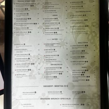 Pippal - Menu - Indian Near Me - Emeryville, California
