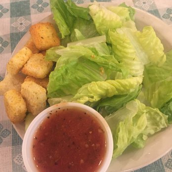 Pine Country Restaurant - Side salad with tomato pesto dressing. (I meticulously removed the croutons.) - Breakfast & Brunch Near Me - Williams, Arizona Pine Country Restaurant - Side salad with tomato pesto dressing. (I meticulously removed the croutons.) - Breakfast & Brunch Near Me - Williams, Arizona