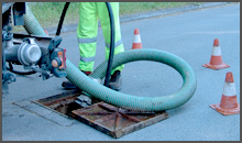Slide of Rapid Sewer and Septic Tank Cleaners