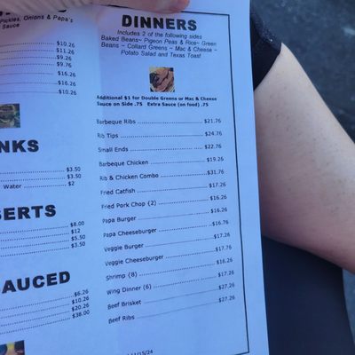 Menu photo 1 Papa Sauce Deerfield Beach, FL