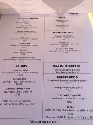 Menu photo 4 Podium Mozaïek Amsterdam, NH Menu photo 4 Podium Mozaïek Amsterdam, NH