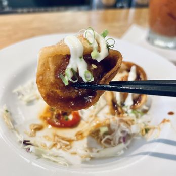 Koko Head Cafe - BBQ dumplings  holy shhhhhh - chef needs a raise! WOW - Breakfast & Brunch Near Me - Honolulu, Hawaii