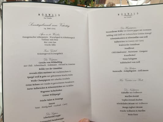 MÖRWALD Relais & Châteaux Restaurant "Zur Traube" by null