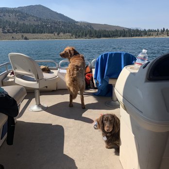 June Lake Marina - On a pontoon - Marinas Near Me - June Lake, California