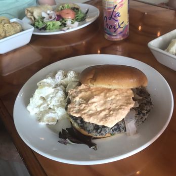 Blue Surf Cafe - Southern black bean burger - Cafes Near Me - Wilmington, North Carolina