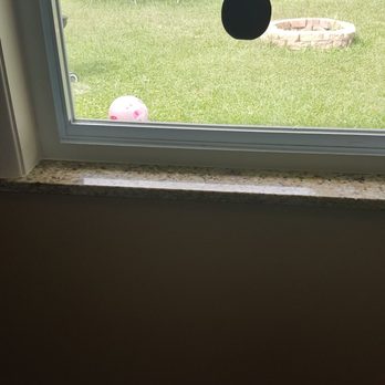 Performance Stoneworks - nice cut, and sealed granite window ledge - Countertop Installation Near Me - Indianapolis, Indiana