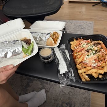 Niks Shawarma - Lamb gyro, chicken shawarma, and I think Greek fries - Persian/Iranian Near Me - Bellflower, California Niks Shawarma - Lamb gyro, chicken shawarma, and I think Greek fries - Persian/Iranian Near Me - Bellflower, California